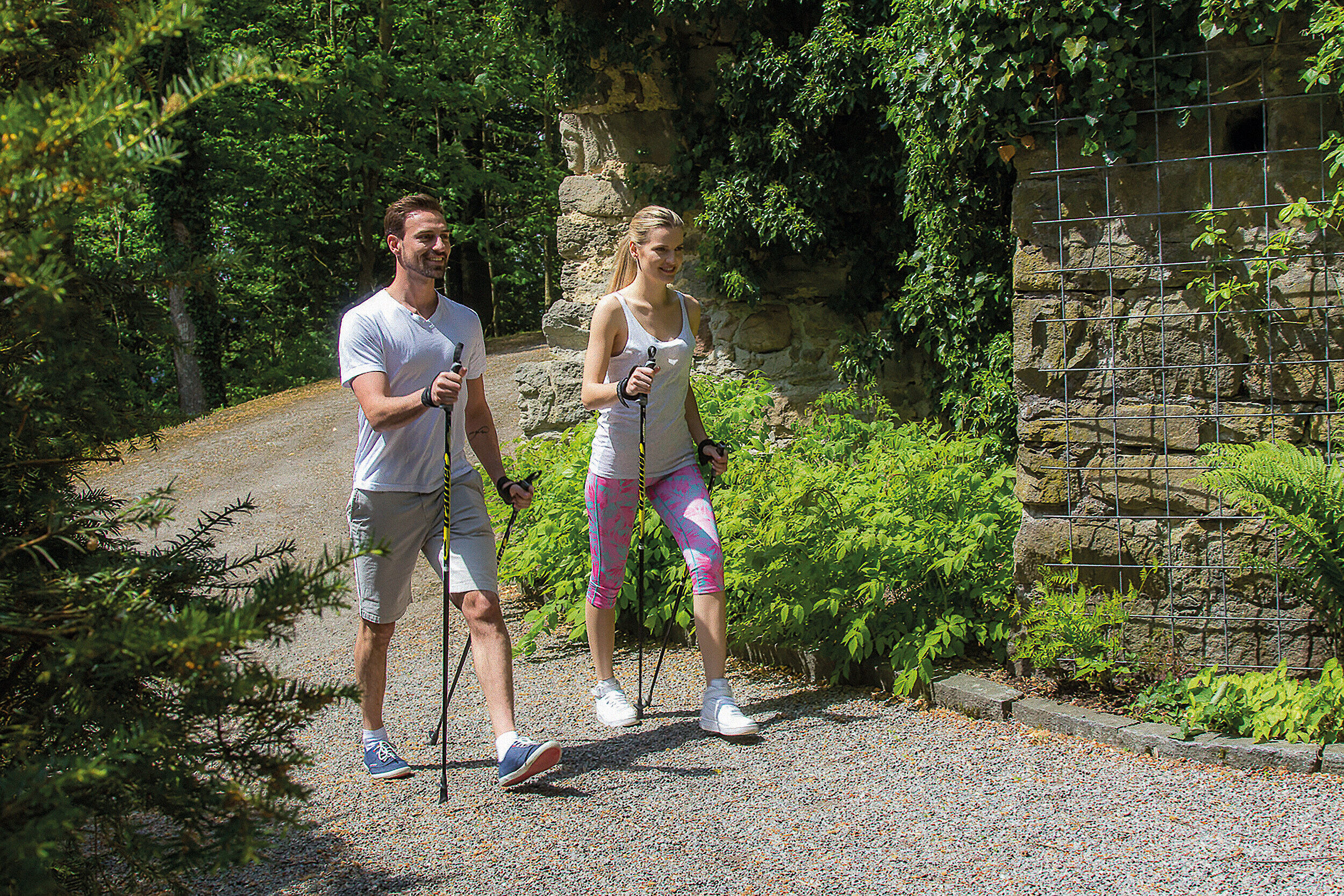 Nordic Walking Route bei Burg Kaltenstein